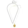 LUCENT: PENDANT LIGHT TOPAZE, GOLD TONE PLATED 5708781