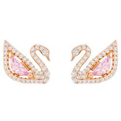 DAZZLING SWAN PIERCED EARRINGS 5469990