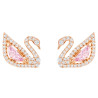 DAZZLING SWAN PIERCED EARRINGS 5469990
