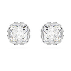 BIRTHSTONE STUD EARRINGS, SQUARE CUT