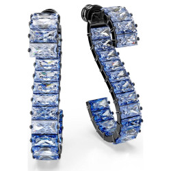 ORECCHINI MATRIX BLU, FINITURA RUTENIO NERO 5705780