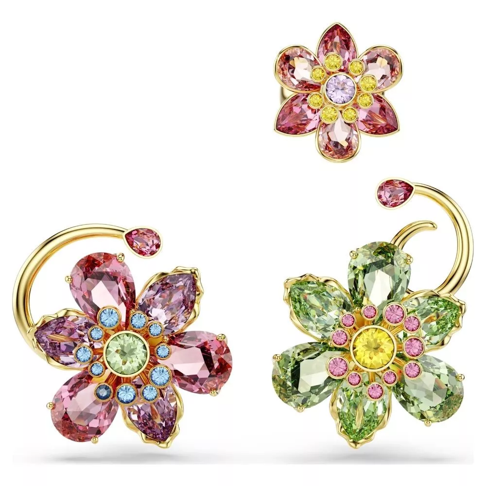 SET DI 3 ORECCHINI IDYLLIA, MULTICOLORE E ORO 5709026