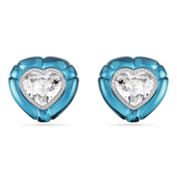 DULCIS CLIP EARRINGS BLUE, RHODIUM PLATING 5714385