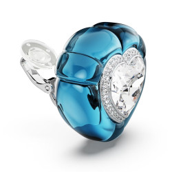 ORECCHINI A CLIP DULCIS BLU, PLACCATURA RODIO 5714385