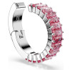 MATRIX CLIP EARRINGS PINK, RHODIUM PLATING 5719140