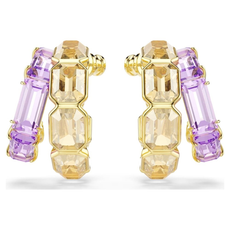 ORECCHINI MILLENIA HOOP GIALLO VIOLA, 5725757