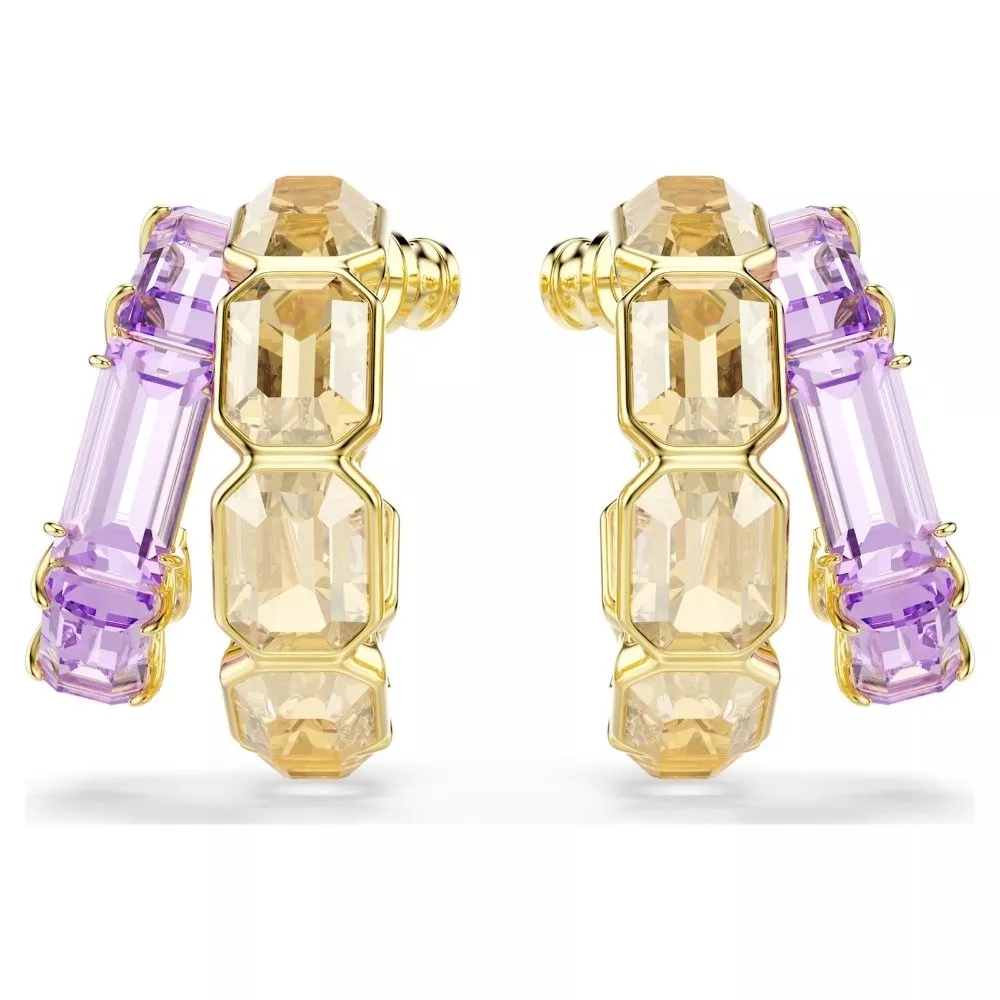 ORECCHINI MILLENIA HOOP GIALLO VIOLA, 5725757
