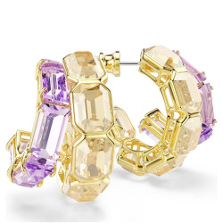 ORECCHINI MILLENIA HOOP GIALLO VIOLA, 5725757