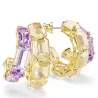 ORECCHINI MILLENIA HOOP GIALLO VIOLA, 5725757