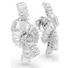 MATRIX: PIERCED EARRINGS WHITE, RHODIUM PLATED 5727040