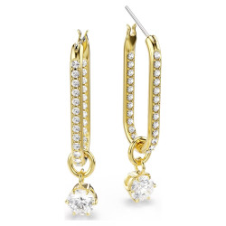 CONSTELLA PIERCED EARRINGS WHITE AND GOLD 5728587