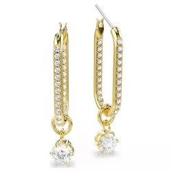 CONSTELLA PIERCED EARRINGS WHITE AND GOLD 5728587