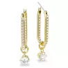 CONSTELLA PIERCED EARRINGS WHITE AND GOLD 5728587