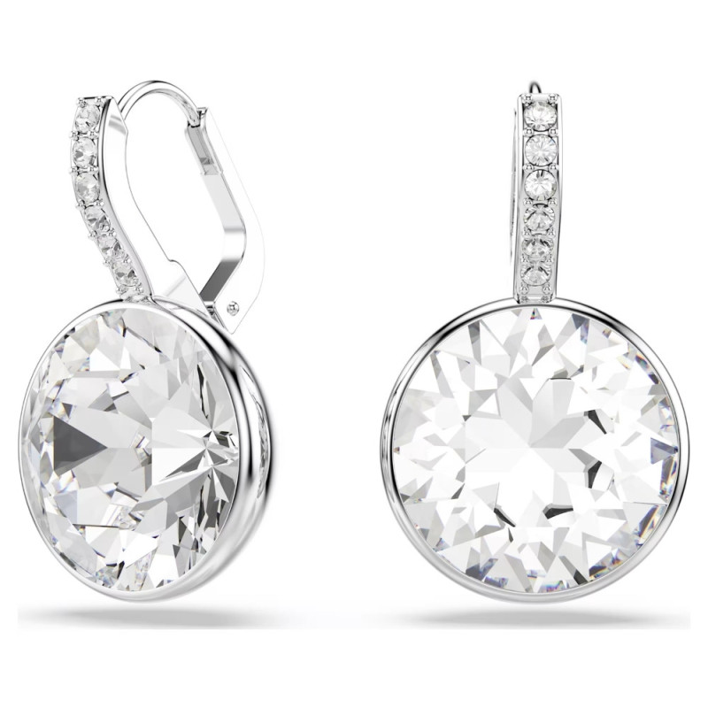 MILLENIA: PIERCED EARRINGS WHITE, RHODIUM PLATED 5731149