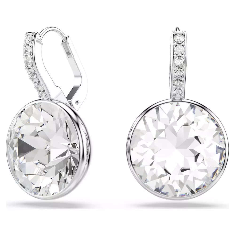 MILLENIA: PIERCED EARRINGS WHITE, RHODIUM PLATED 5731149