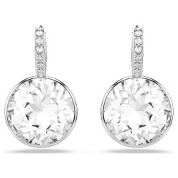 MILLENIA: PIERCED EARRINGS WHITE, RHODIUM PLATED 5731149
