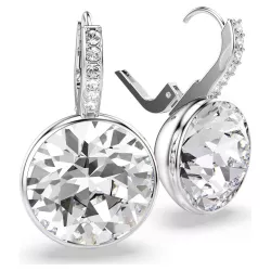 MILLENIA: PIERCED EARRINGS WHITE, RHODIUM PLATED 5731149