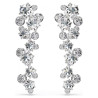 CONSTELLA: PIERCED EARRINGS WHITE, RHODIUM PLATED 5732252