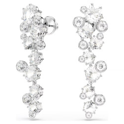 CONSTELLA: PIERCED EARRINGS WHITE, RHODIUM PLATED 5732252