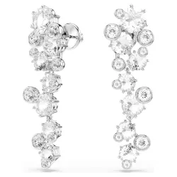 CONSTELLA: PIERCED EARRINGS WHITE, RHODIUM PLATED 5732252