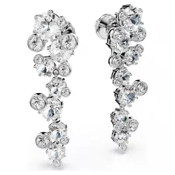 CONSTELLA: PIERCED EARRINGS WHITE, RHODIUM PLATED 5732252