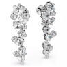 CONSTELLA: PIERCED EARRINGS WHITE, RHODIUM PLATED 5732252