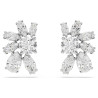 MESMERA STUD EARRINGS, RHODIUM PLATED 5737462