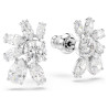 MESMERA STUD EARRINGS, RHODIUM PLATED 5737462