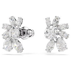 MESMERA STUD EARRINGS, RHODIUM PLATED 5737462