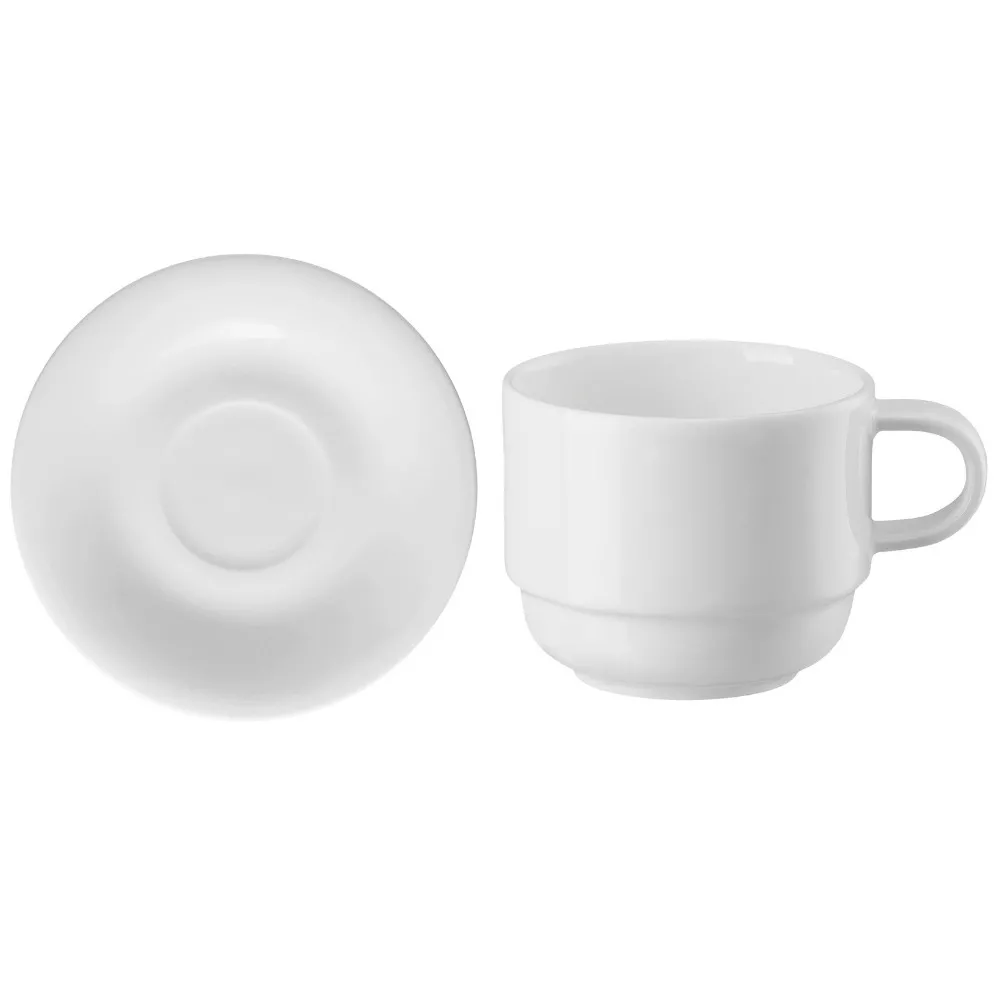 BREAKFAST CUP WITH SAUCER, NEVE BONE CHINA