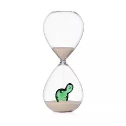 20 CM HOURGLASS, GREEN...