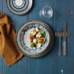 SET OF 12 STONEWARE PLATES, MEDITERRANEUM 67355A2