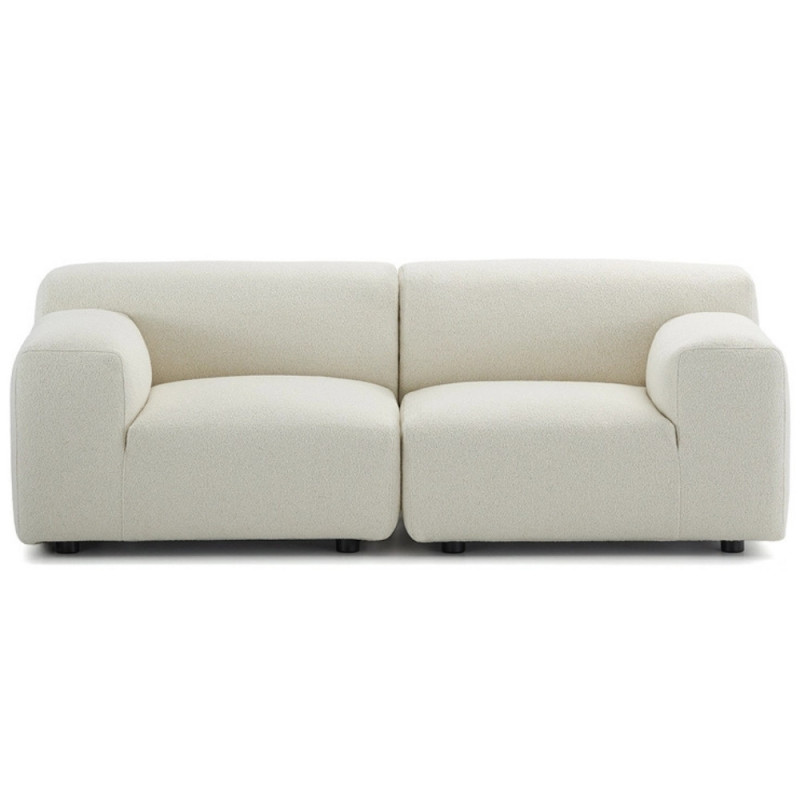 2 SEATS PLASTICS DUO ORSETTO SOFA, WHITE 7094+7096