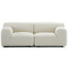 2 SEATS PLASTICS DUO ORSETTO SOFA, WHITE 7094+7096