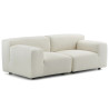 2 SEATS PLASTICS DUO ORSETTO SOFA, WHITE 7094+7096