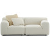 2 SEATS PLASTICS DUO ORSETTO SOFA, WHITE 7094+7096