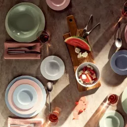 21 CM SOUP PORCELAIN PLATE, KUMI