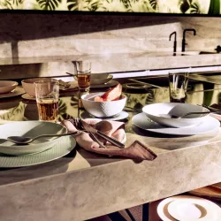 PIATTO FRUTTA IN PORCELLANA 23 CM, KUMI