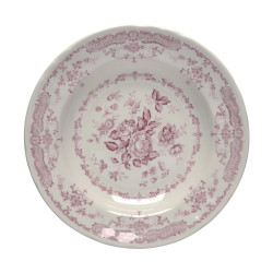 23 CM SOUP PLATE, ROSE
