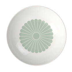 24 CM SOUP PLATE, FLEUR