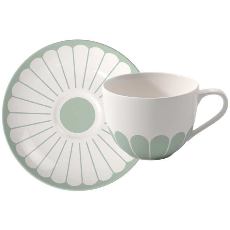 TAZZA CAFFÈ CON PIATTINO, FLEUR