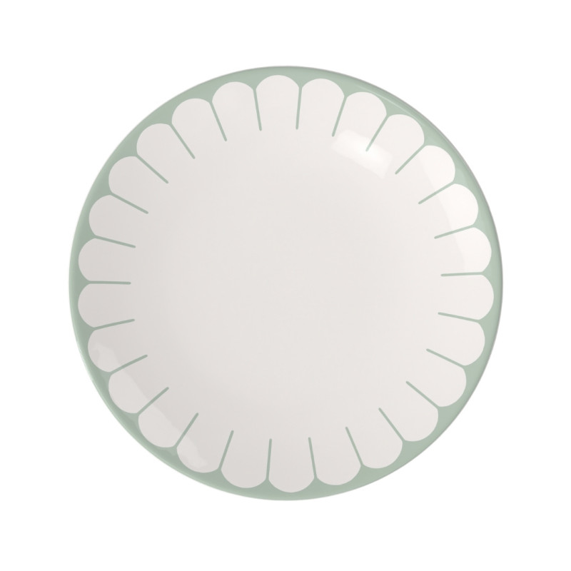 21 CM DESSERT PLATE, FLEUR