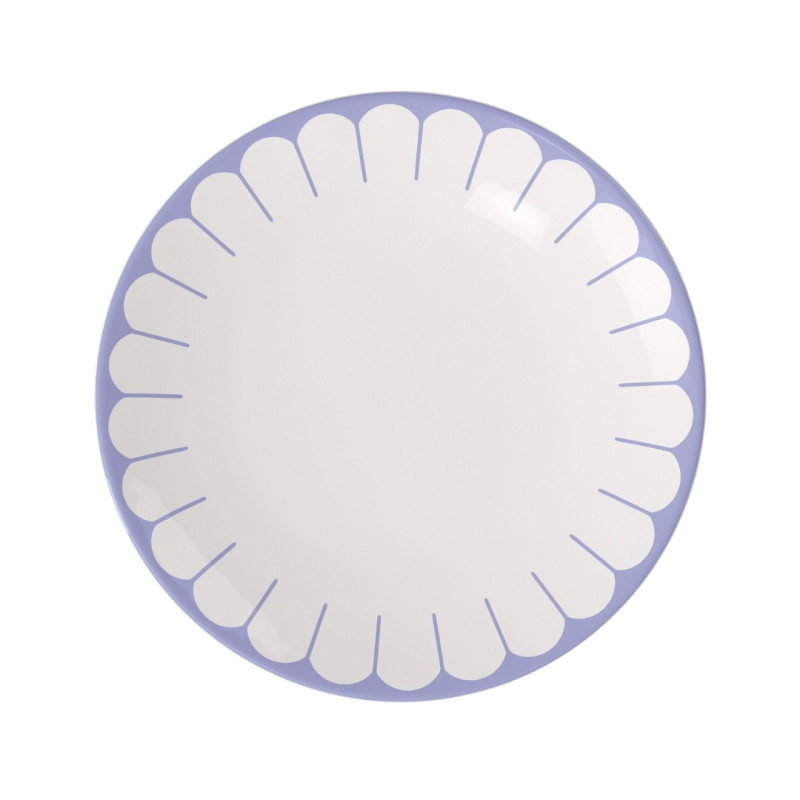 21 CM DESSERT PLATE, FLEUR