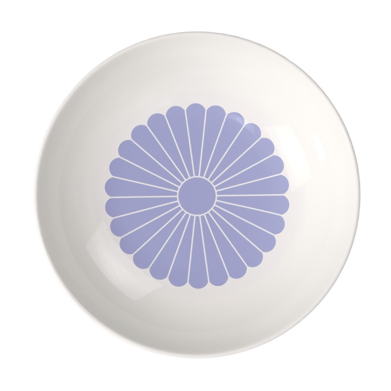 24 CM SOUP PLATE, FLEUR