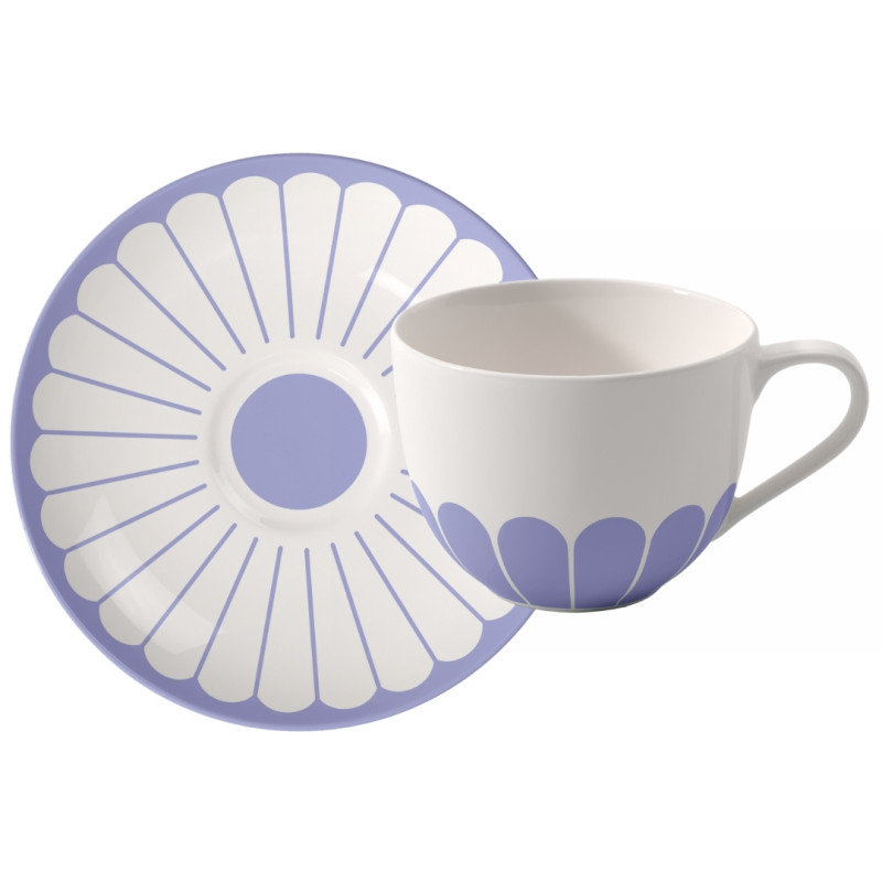 TAZZA CAFFÈ CON PIATTINO, FLEUR