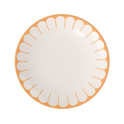 21 CM DESSERT PLATE, FLEUR
