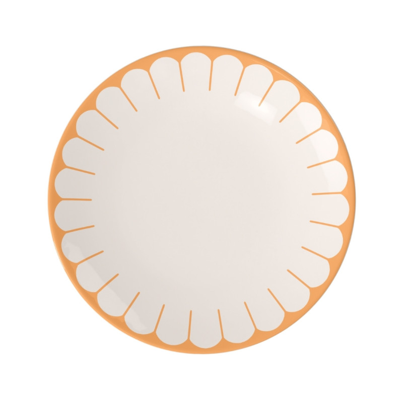 21 CM DESSERT PLATE, FLEUR