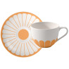 COFFEE CUP WITH SAUCER, FLEUR