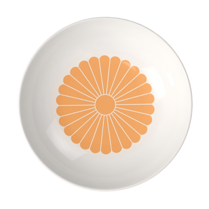 24 CM SOUP PLATE, FLEUR