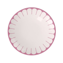 21 CM DESSERT PLATE, FLEUR